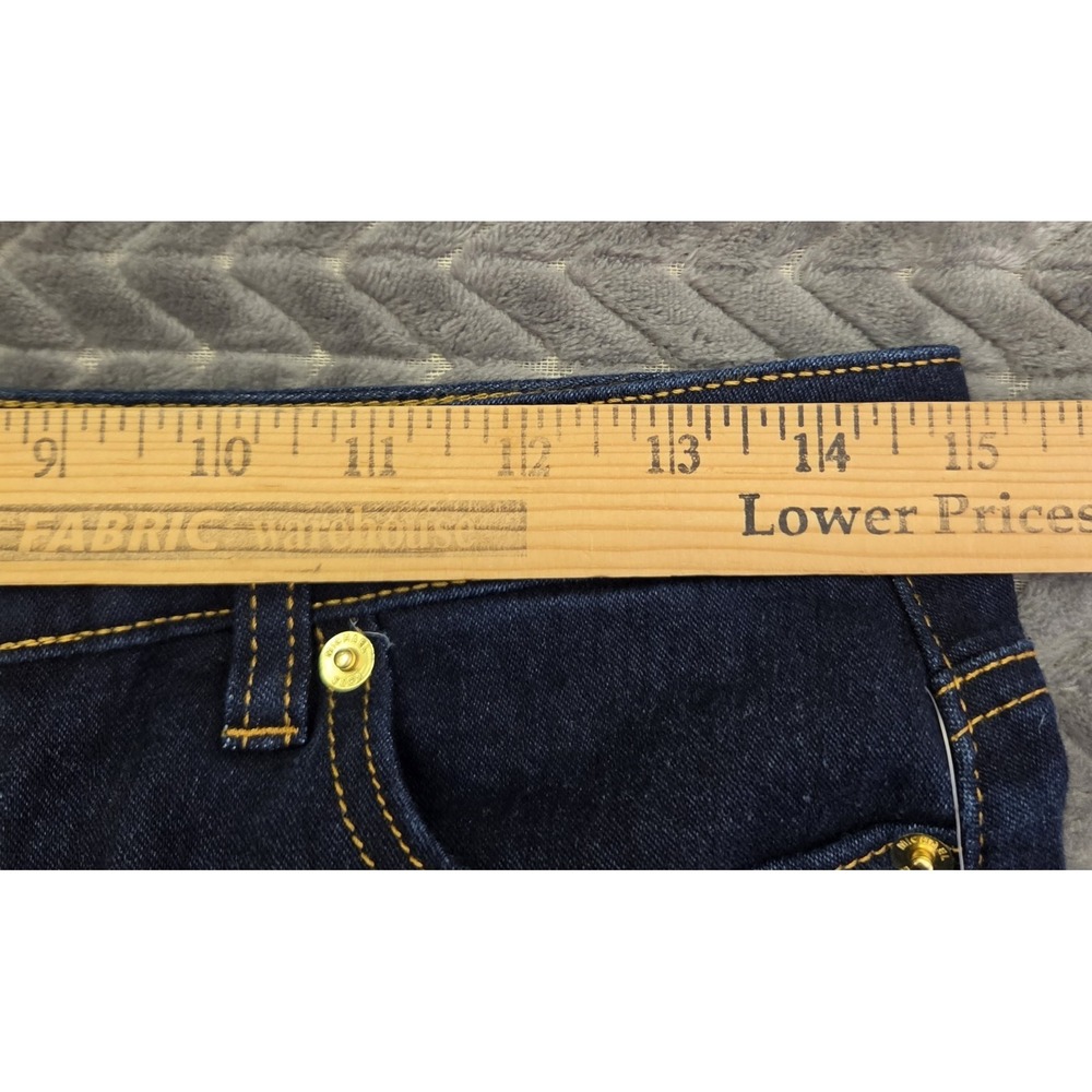 *NEW w/Tags Michael Kors Jeans Straight Leg Women's Size 4 Dark Blue Indigo - Picture 8 of 9